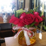 rose bouquet in a vase